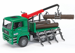 Bruder MAN Timber truck with loading crane 02769