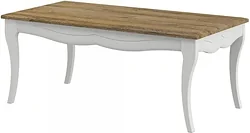 Журнальный столик Неман мебель Тиффани МН-041-07 (белый/прованс)