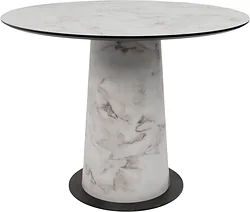 Кухонный стол Lepremo AV 1317 HPL+МДФ 1000 (виктори натуральный/черный)