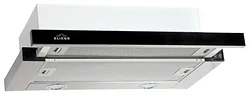 Вытяжка ELIKOR Интегра 45 нержавейка / черное стекло