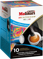 Molinari iTESPRESSO Decaffeinato 10 шт