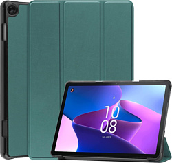 Чехол для планшета JFK Smart Case для Lenovo Tab M10 (Gen 3) TB-328F (темно-зеленый)