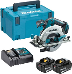 Дисковая пила Makita DHS680RTJ (с 2-мя АКБ)