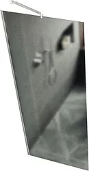 Душевая перегородка MaybahGlass 195х119 MGD-688-1у (сатин/белый матовый)