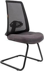 Стул CHAIRMAN 535V (ткань черный/серый)