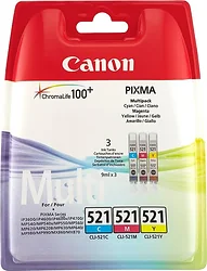 Чернильница Аналог Canon CLI-521 C/M/Y Multipack Чернильница Аналог Canon CLI-521 C/M/Y Multipack