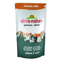 Almo Nature (2 кг) 1 шт. Orange Label Adult Cat Sardines