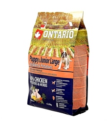 Ontario (2.25 кг) Puppy & Junior Large Chicken & Potatoes