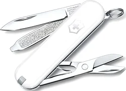 Нож-брелок Victorinox Classic Falling Snow 0.6223.7G (белый) Нож-брелок Victorinox Classic Falling Snow 0.6223.7G (белый)