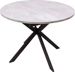 Кухонный стол Leset Капри (цемент/черный) Кухонный стол Leset Капри (цемент/черный)