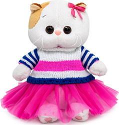 Мягкая игрушка BUDI BASA Ли-Ли Baby в полосатом свитере и юбке LB-143