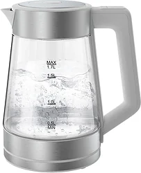 Электрочайник Brevio Glass Kettle BV8060 (белый)