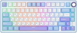 Клавиатура Royal Kludge R75 RGB Taro Milk RK Silver Клавиатура Royal Kludge R75 RGB Taro Milk RK Silver