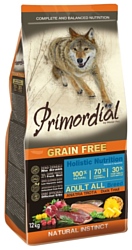 Primordial (12 кг) Grain Free Adult All Breed Duck Trout
