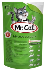 Mr. Cat (10 кг) Сухой корм - Мясное ассорти