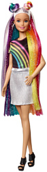 Barbie Rainbow Sparkle Hair Doll FXN96