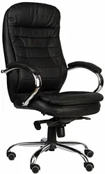 Кресло Everprof Valencia (экокожа, пластиковые ролики, черный)