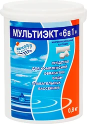 Коагулянт Маркопул Кемиклс Мультиэкт 6 в 1 картриджи 0.8 кг