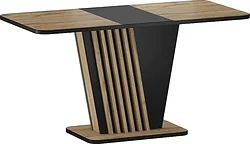Кухонный стол Signal NEVIO раскладной 125 (дуб артизан/черный)