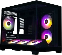 Корпус для компьютера XASTRA QW500M 6ARGB-FC-C6-UC (черный) Корпус для компьютера XASTRA QW500M 6ARGB-FC-C6-UC (черный)