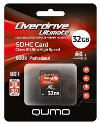 Qumo Overdrive Ultimate SDHC Class 10 UHS-I U1 32GB