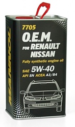 Mannol O.E.M. for Renault Nissan metal 5W-40 1л