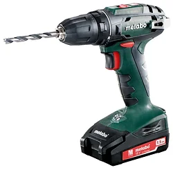 Дрель-шуруповерт Metabo BS 18 Li-Ion 1.5Ah х2 кейс (602207550) Дрель-шуруповерт Metabo BS 18 Li-Ion 1.5Ah х2 кейс (602207550)