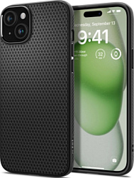 Spigen Liquid Air для iPhone 15 Plus ACS06650 (черный)