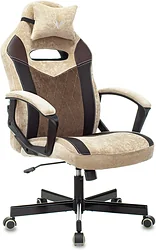 Кресло Бюрократ Zombie Viking 6 Knight (коричневый/бежевый)