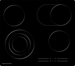 Электрическая варочная панель Zigmund & Shtain CN 44.6 B