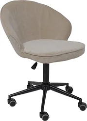 Кресло AksHome Foxy (бежевый шенилл Ote Canna 170/черный)