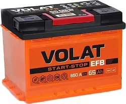Автомобильный аккумулятор VOLAT EFB R+ (65Ah)