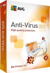 Антивирус AVG Anti-Virus 2012 (3 ПК, 1 год)