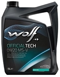 Wolf OfficialTech 0W-20 MS-V 5л