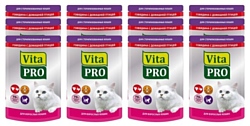 Vita PRO (0.1 кг) 12 шт. Мясное меню для стерилизованных кошек (пауч), говядина с домашней птицей