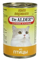 Dr. Alder КЭТ ГАРАНТ птица кусочки в желе Для домашних кошек (0.4 кг) 1 шт.