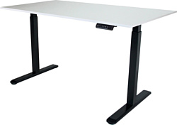 ErgoSmart Electric Desk Compact 1360x800x36 мм (альпийский белый/черный)