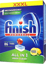 Finish All in 1 Deep Clean Лимон (86 tabs