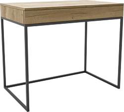 Без зеркала Hype Mebel Авелин 70x40 (черный/дуб галифакс натуральный)