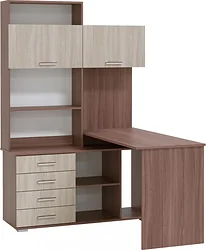 Стол для работы Памир ПКС-11 правый (ясень шимо темный/ясень шимо светлый) Стол для работы Памир ПКС-11 правый (ясень шимо темный/ясень шимо светлый)