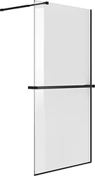 Душевая перегородка Niagara NG-670-12ВLACK 120x195 (черный матовый/прозрачное стекло)