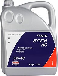 Моторное масло Pentolub Pentosynth HC 5W-40 5л Моторное масло Pentolub Pentosynth HC 5W-40 5л