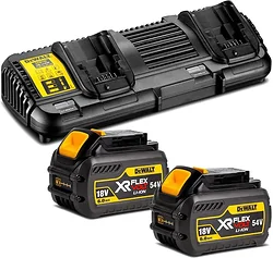 Аккумулятор с зарядным устройством DeWalt DCB132T2 (18В/2x6 Ач)