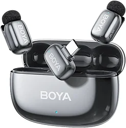 Микрофон Boya Mini 2-02 (серебристый)