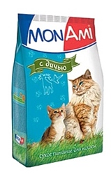 MonAmi Сухой корм для кошек Дичь (0.4 кг) 10 шт.