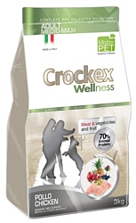 Crockex (12 кг) Wellness Adult Medio-Maxi курица с рисом