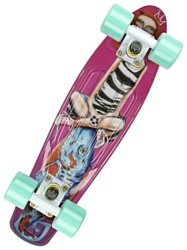 Fish Skateboards Art Girl&Fish