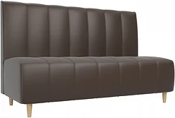Прямой диван Лига диванов Ральф 241 104150 (экокожа, коричневый)
