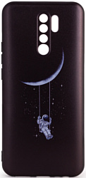 Case Print для Xiaomi Redmi 9 (астронавт на луне)