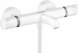 Смеситель Hansgrohe Ecostat 13114700 (белый) Смеситель Hansgrohe Ecostat 13114700 (белый)